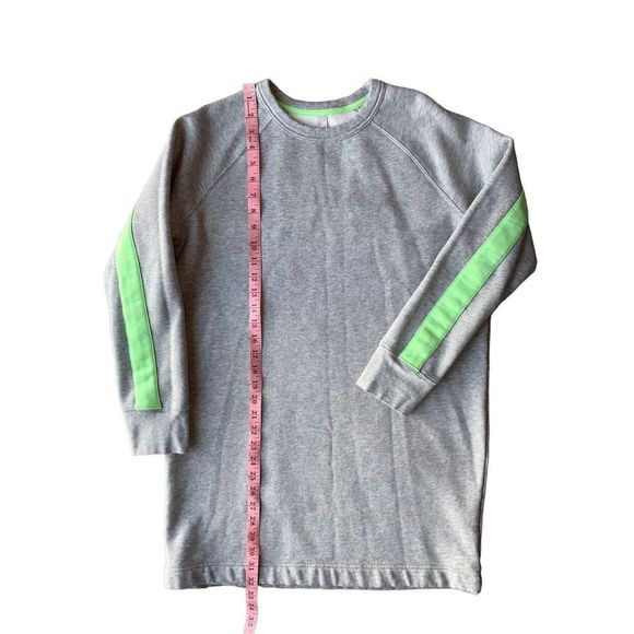 Athleta Gray and Neon Green Mini Dress - Picture 11 of 11